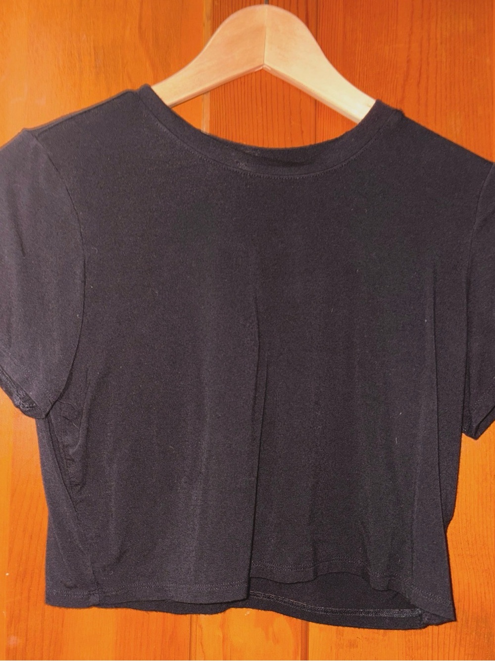 Black Women’s Cropped Tee - Brand: